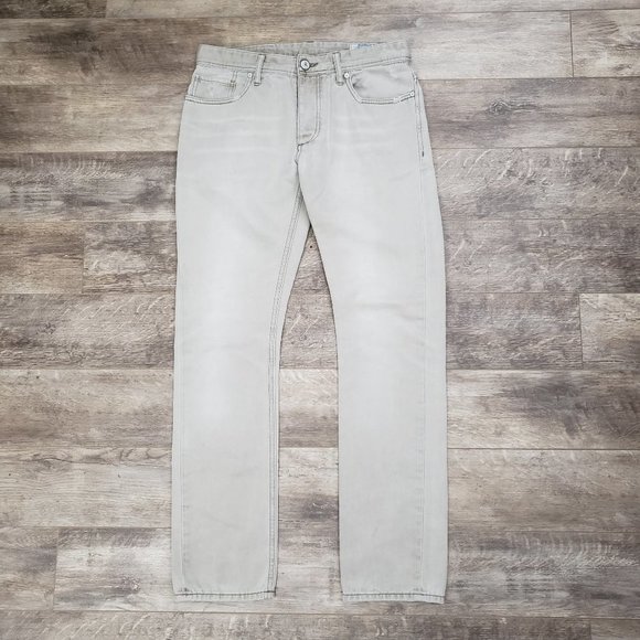 Jack and Jones Tan Slim Straight Button Fly Jeans 31W 32L - Picture 1 of 10